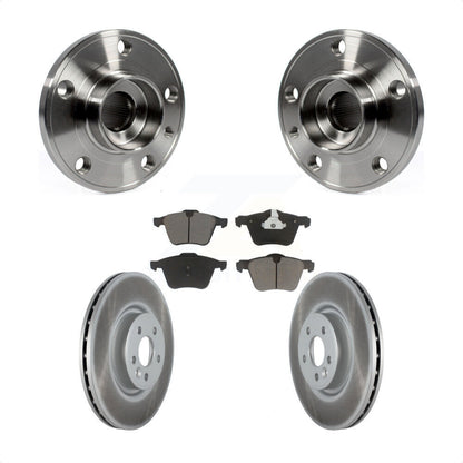 Kit de plaquettes de Rotor de frein à disque revêtu de roulement de moyeu avant, pour Volvo XC70 S60 V60 S80 V7