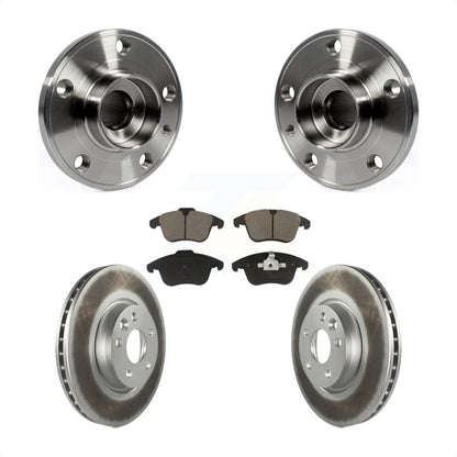 Kit de plaquettes de Rotor de frein à disque revêtu de roulement de moyeu avant, pour Volvo XC70 S60 V60 S80 V7