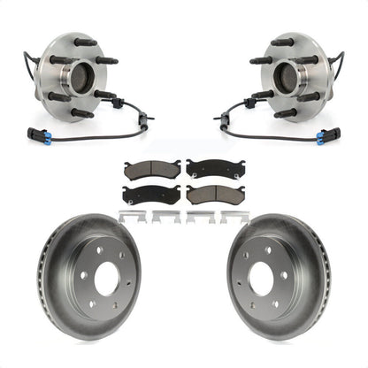 Kit de plaquettes de Rotor de frein revêtues de roulement de moyeu avant, pour Chevrolet Astro GMC Safari RW