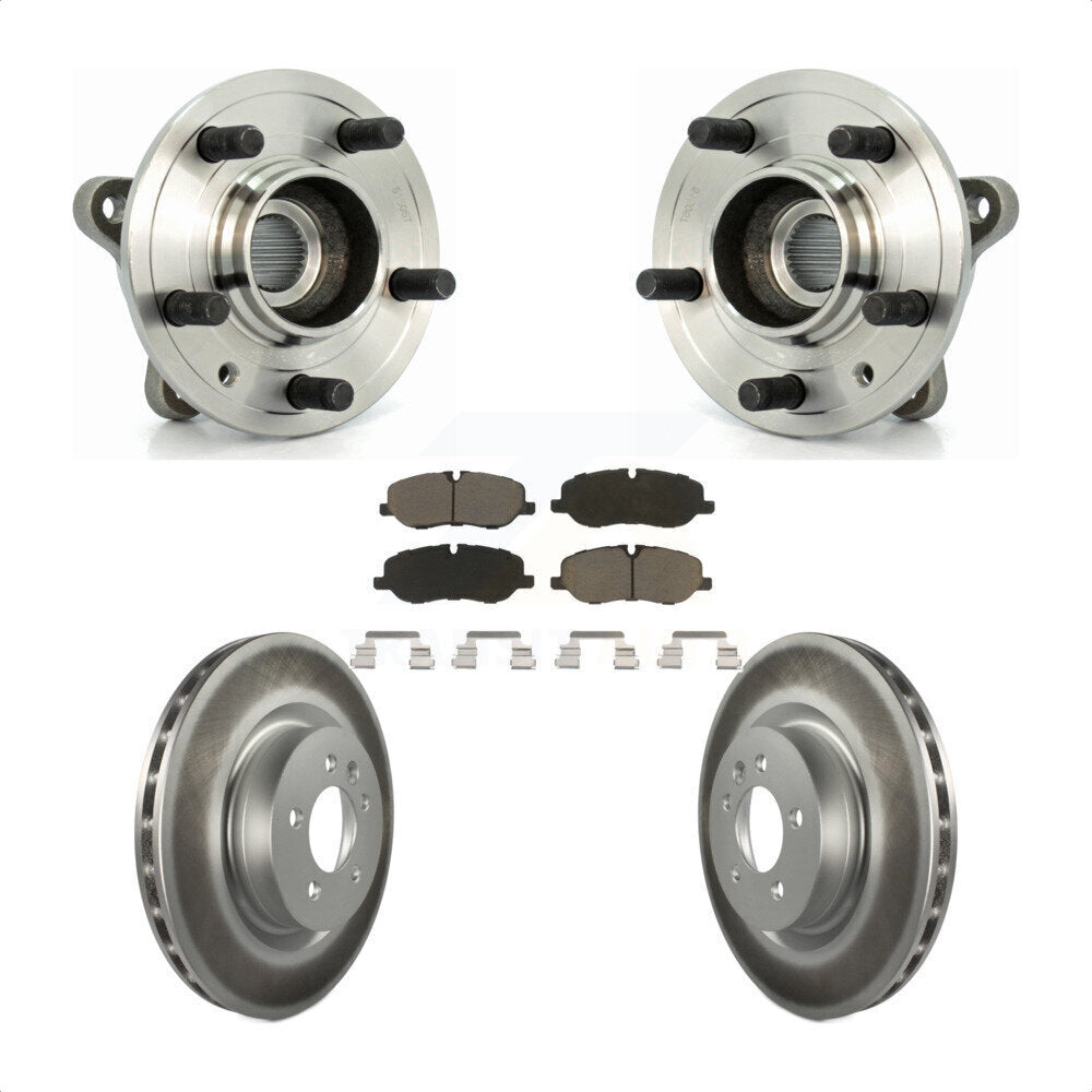 Kit de plaquettes de Rotor de frein enduit d'assemblage de roulement de moyeu avant pour Land Rover Range Spor