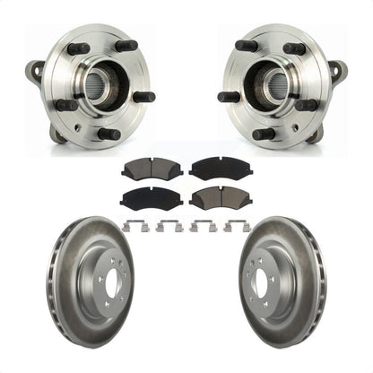 Kit de plaquettes de Rotor de frein à disque revêtu de roulement de moyeu avant, pour Land Rover Range Sport LR
