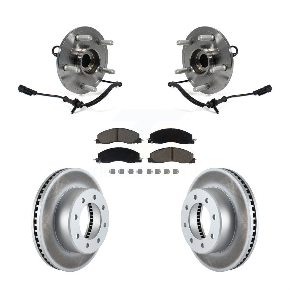 Kit de plaquettes de Rotor de frein, roulement de moyeu avant, pour 12 Ram 1500 4WD avec roue à 8 écrous