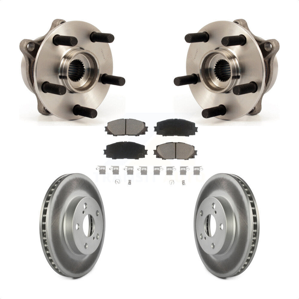 Kit de plaquettes de Rotor de frein, roulement de moyeu avant, pour Toyota Prius Lexus CT200h Plug-I