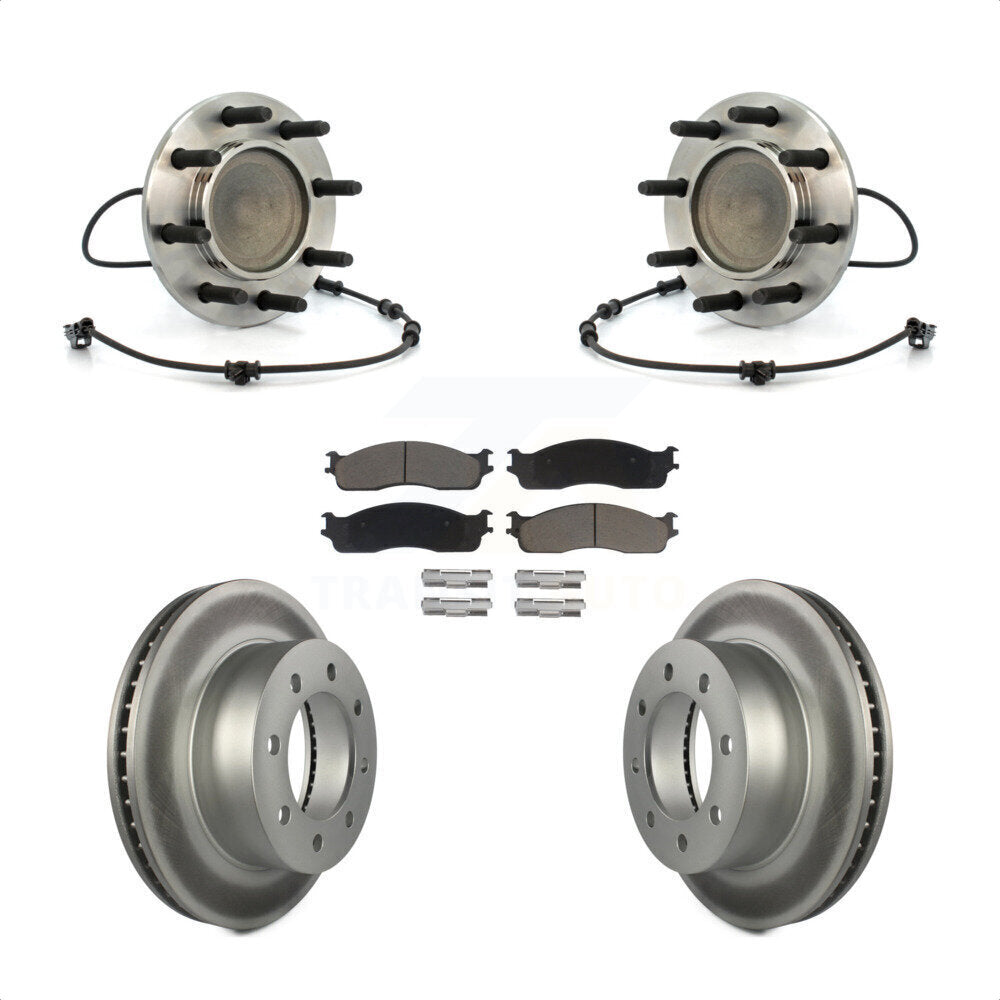 Kit de plaquettes de Rotor de frein, roulement de moyeu avant, pour Dodge Ram 2003 2005 2500 3500 RW