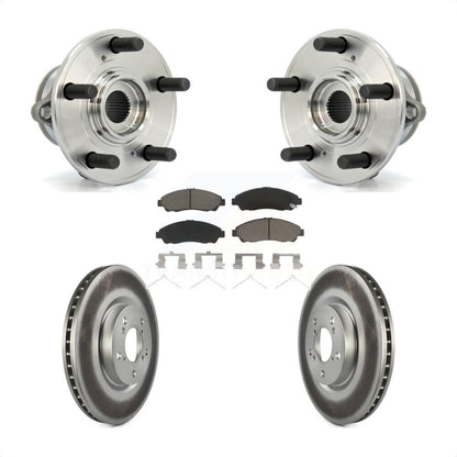 Kit de plaquettes de Rotor de frein à disque enduit de roulement de moyeu avant pour Honda Pilot Acura MDX ZD