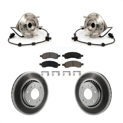 Kit de plaquettes de Rotor de frein revêtues de roulement de moyeu avant, pour Chevrolet Trailblazer GMC Envo