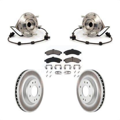 Kit de plaquettes de Rotor de frein enduit de roulement de moyeu avant, pour GMC envoyé Chevrolet Trailblaze