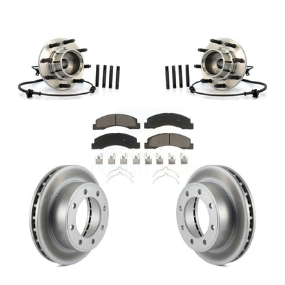 Kit de rotor et de plaquettes de frein avec roulement de moyeu avant, pour Ford Excursion 4W 2001 – 2005