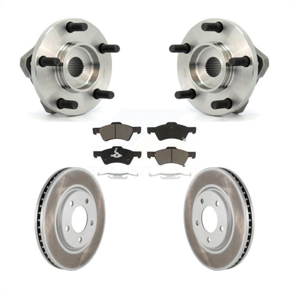 Kit de plaquettes de Rotor de frein, manteau de roulement de moyeu avant, pour Dodge Grand Caravan Chrysler Tow