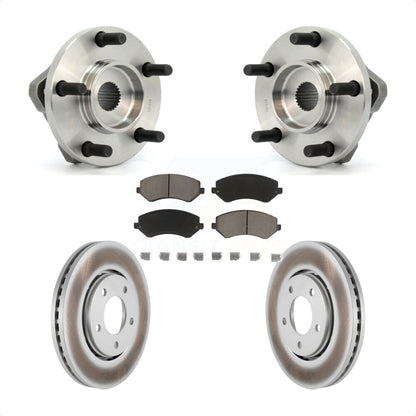 Kit de plaquettes de Rotor de frein, manteau de roulement de moyeu avant, pour Dodge caravane Grand Chrysler remorquage