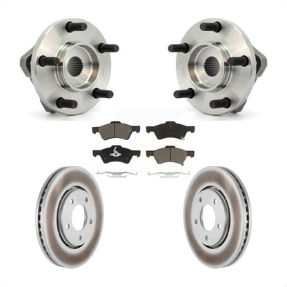 Kit de plaquettes de Rotor de frein enduites de roulement de moyeu avant, pour Dodge caravane Chrysler Voyage