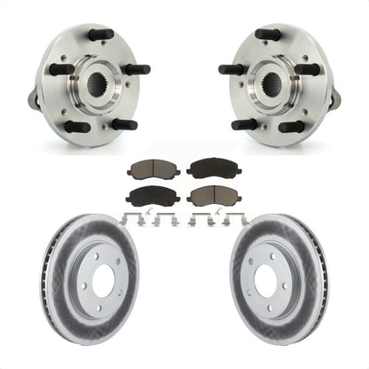 Kit de rotor de frein et de plaquettes revêtus de roulement de moyeu avant, pour Mitsubishi Galan 2010 – 2012