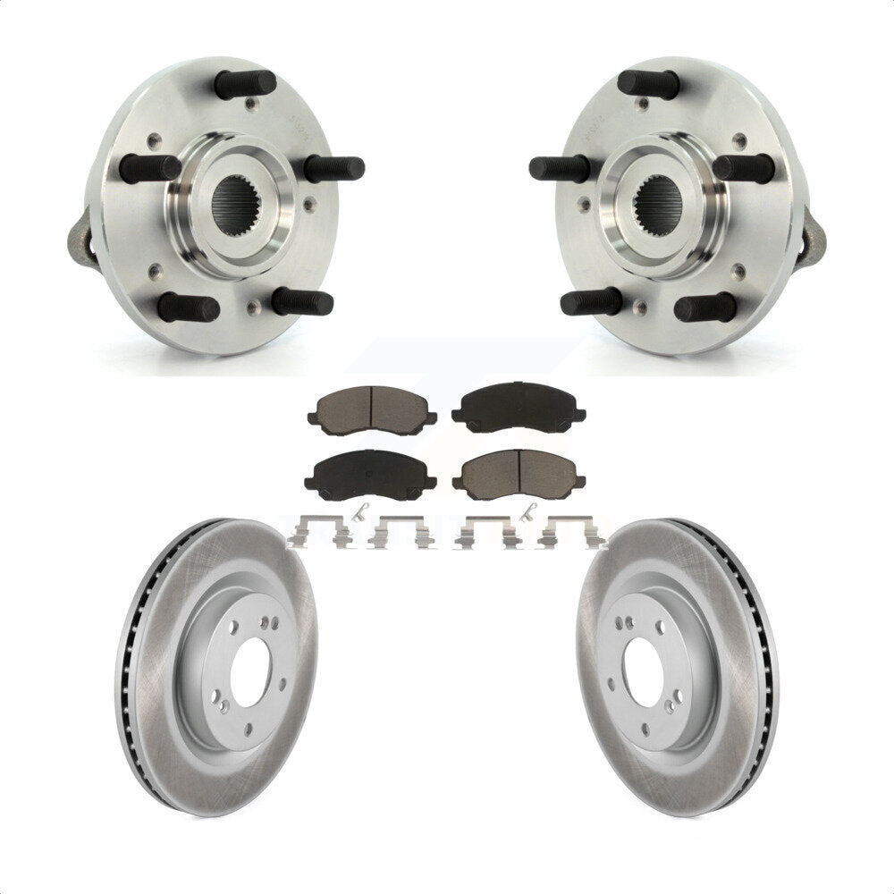 Kit de plaquettes de Rotor de frein à disque enduit de roulement de moyeu avant pour Mitsubishi Eclipse Galan