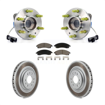 Kit de plaquettes de Rotor de frein à disque revêtu de roulement de moyeu avant, pour Cadillac SRX AW 2004 – 2009