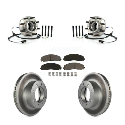 Kit de plaquettes de Rotor de frein enduit de roulement de moyeu avant, pour Ford F-250 Super Duty F-350 4W