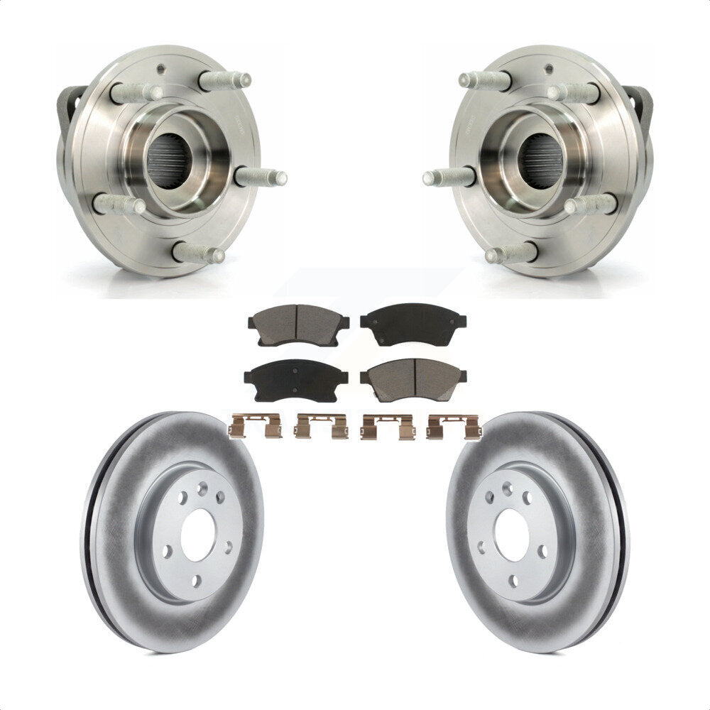 Kit de plaquettes de Rotor de frein, roulement de moyeu avant, pour moteur à gaz Chevrolet Cruze 14-15