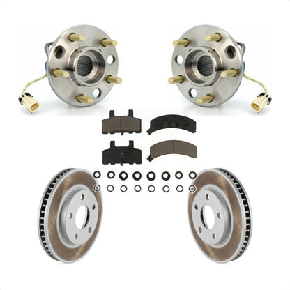 Kit de Rotor et de plaquettes de frein revêtus de roulement de moyeu avant, pour Cadillac DeVille Fleetwood 6
