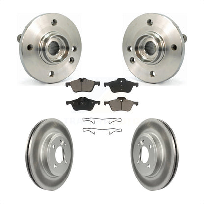 Kit de rotors et plaquettes de frein à disque enduits d'assemblage de roulement de moyeu avant pour Mini Coope