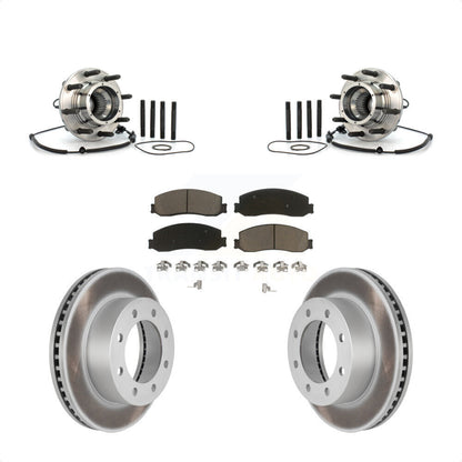 Kit de plaquettes de Rotor de frein enduit de roulement de moyeu avant pour Ford F-350 Super Duty 4W 08-10