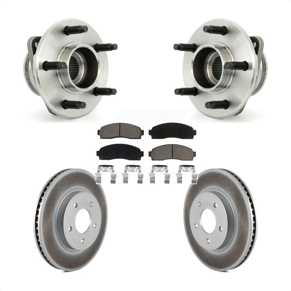 Kit de plaquettes de Rotor de frein à disque revêtu de roulement de moyeu avant, pour Saturn Vue Pontiac Torren