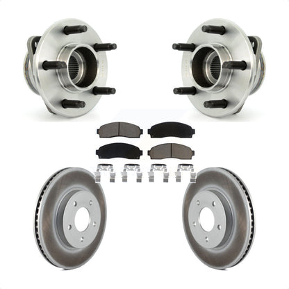 Kit de plaquettes de Rotor de frein à disque revêtu de roulement de moyeu avant, pour Saturn Vue Pontiac Torren