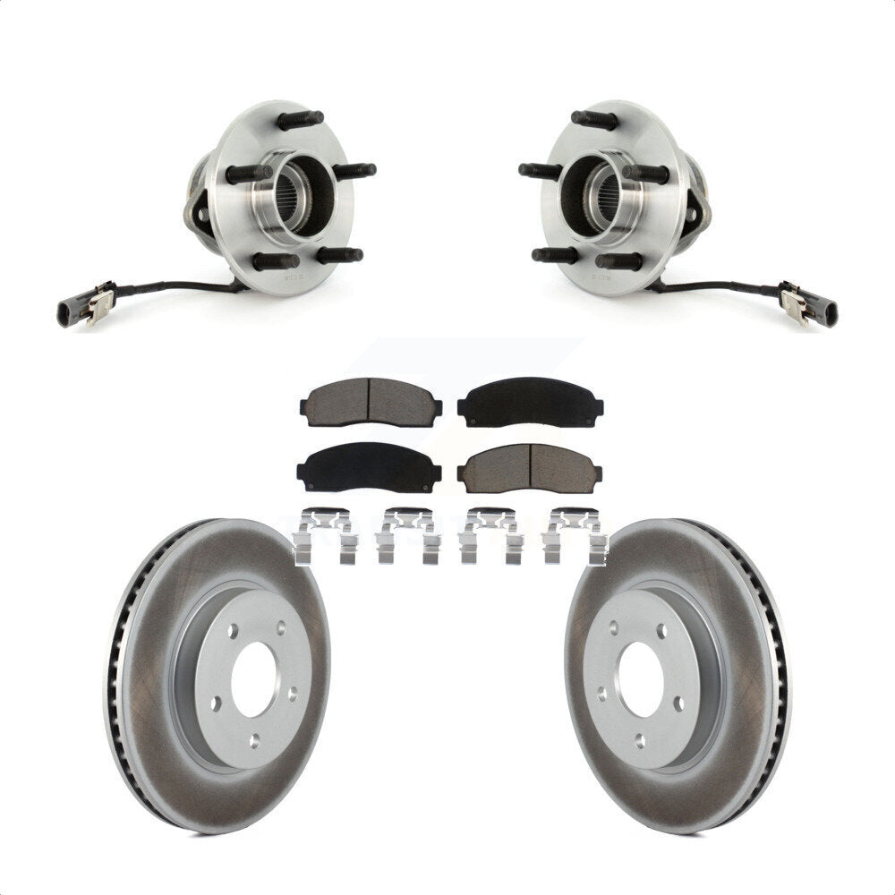 Kit de Rotor et plaquettes de frein revêtus de roulement de moyeu avant, pour Saturn Vue Chevrolet Equino