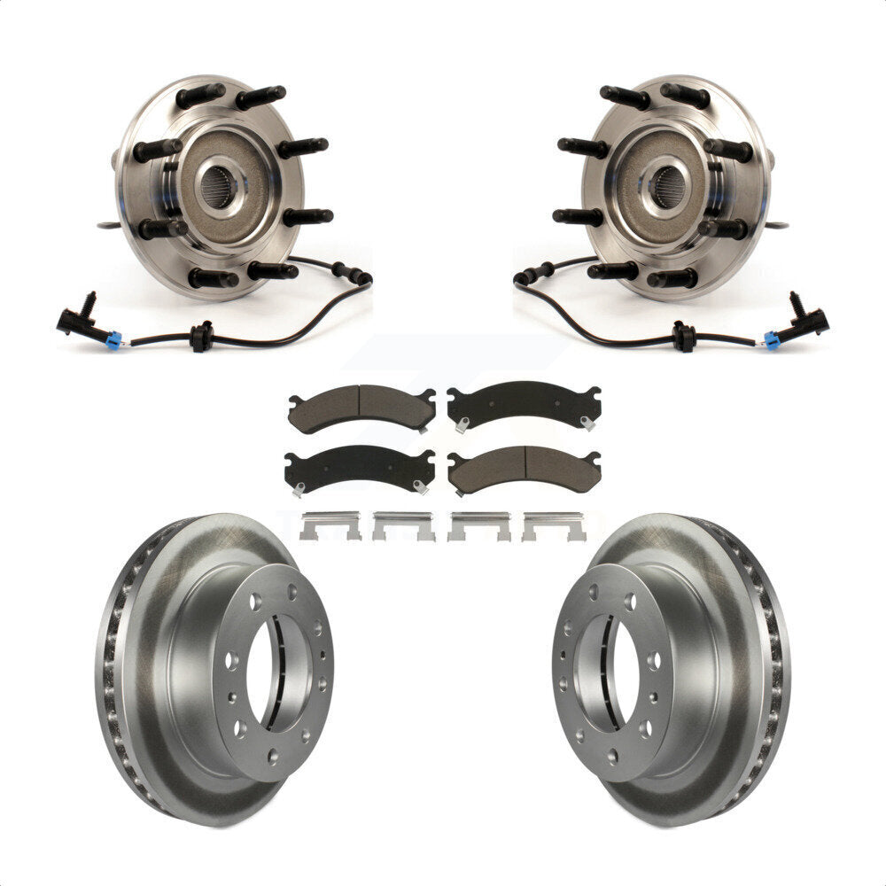 Kit de plaquettes de Rotor de frein, roulement de moyeu avant, pour Chevrolet GMC Sierra 2500 HD 350