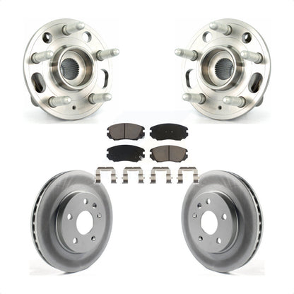 Kit de Rotor et plaquettes de frein revêtus de roulement de moyeu avant, pour Chevrolet Malibu Buick Rega