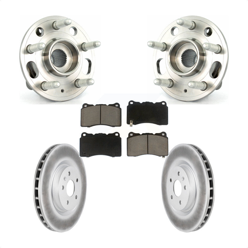 Kit de plaquettes de Rotor de frein, roulement de moyeu avant, pour Buick Regal avec étrier Brembo
