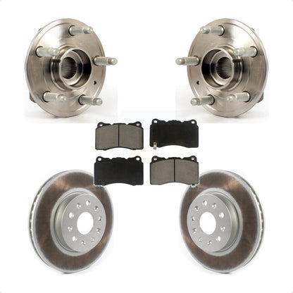 Kit de plaquettes de Rotor de frein, roulement de moyeu avant, pour Cadillac CTS avec étrier Brembo
