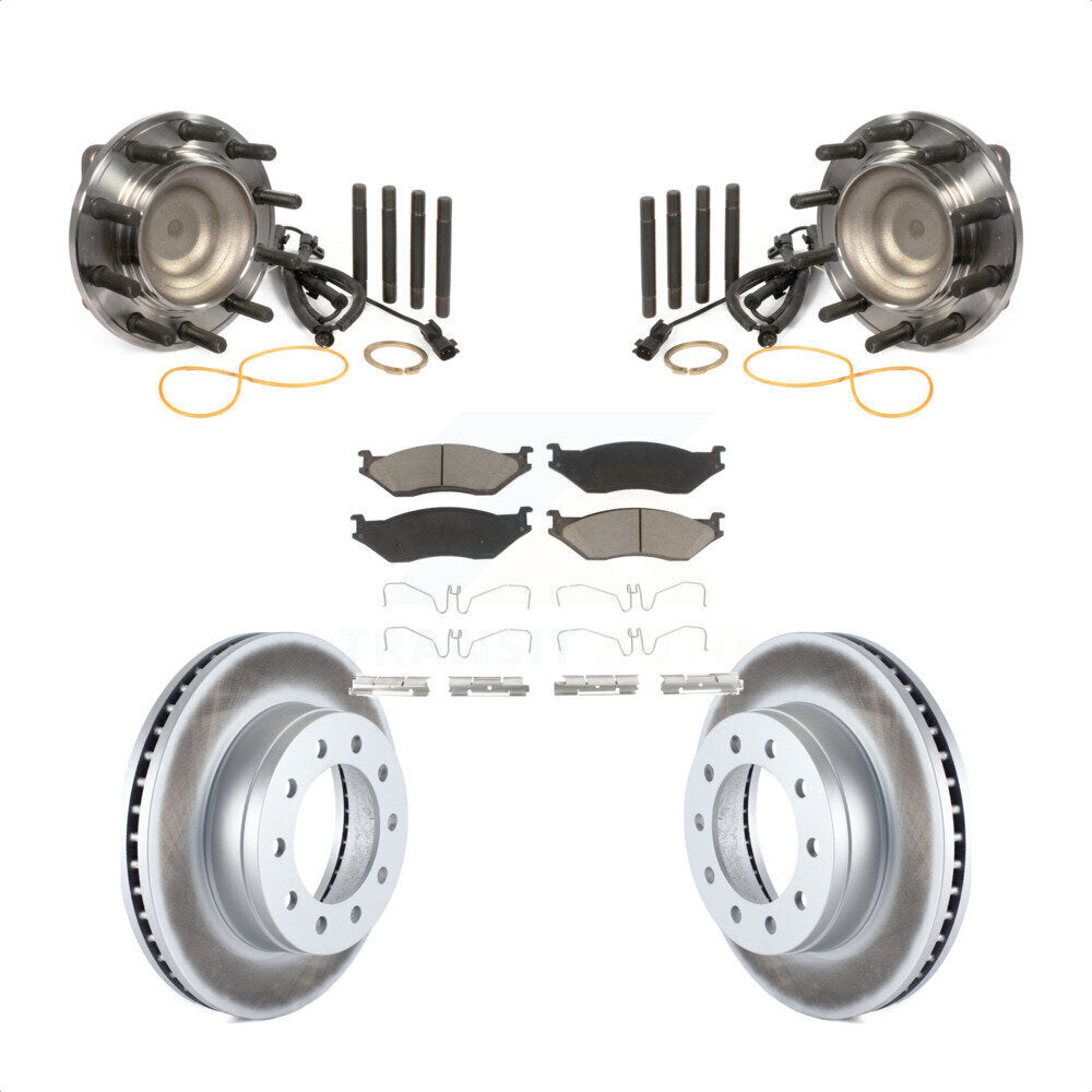 Kit de plaquettes de Rotor de frein, roulement de moyeu avant, pour Ford F-450 Super Duty F-550 4 X