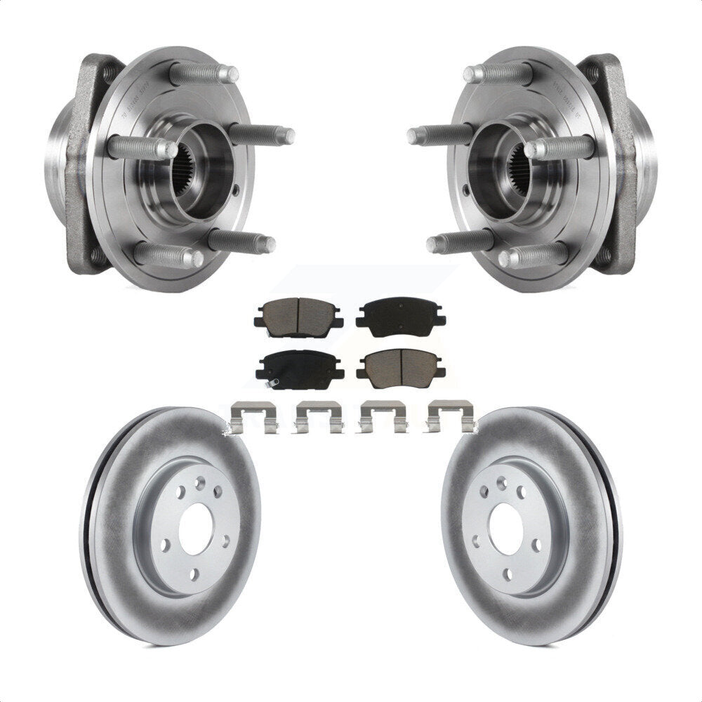 Kit de Rotor et plaquettes de frein revêtus de roulement de moyeu avant, pour Chevrolet Cruze Volt Bolt E