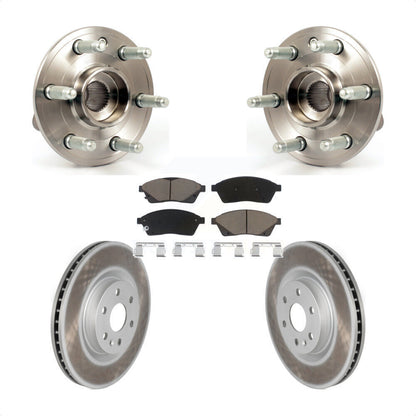 Kit de plaquettes de Rotor de frein enduit d'assemblage de roulement de moyeu avant, pour Cadillac SRX Saab 9-4