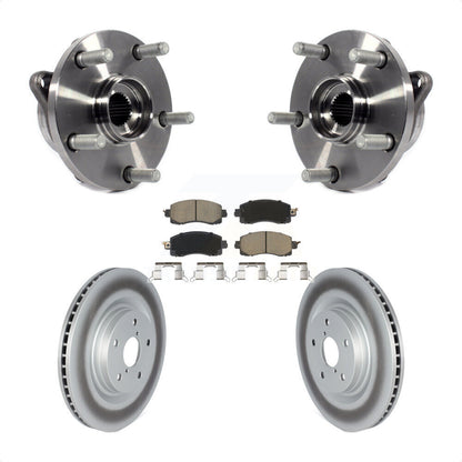 Kit de plaquettes de Rotor de frein enduites de roulement de moyeu avant, pour Subaru Forester Outback Legac