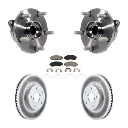 Kit de rotor et de plaquettes de frein revêtus de roulement de moyeu avant, pour Subaru Legacy 2016 2.5 – 2019