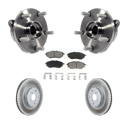 Kit de Rotor et plaquettes de frein revêtus de roulement de moyeu avant, pour Subaru Outback WRX Legacy B