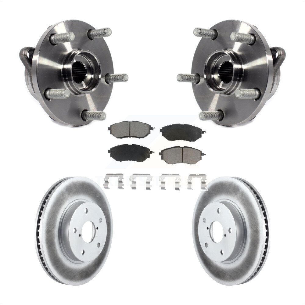 Kit de plaquettes de Rotor de frein, ensemble de roulements de moyeu avant, pour Subaru Legacy 2015 2.5