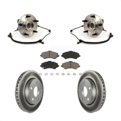 Kit de plaquettes de rotor de frein, ensemble de roulements de moyeu avant, pour Jeep Wrangle 2007 – 2010