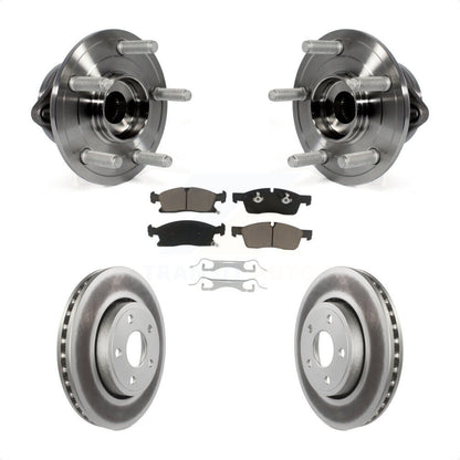 Kit de plaquettes de Rotor de frein, manteau de roulement de moyeu avant, pour Jeep Grand Cherokee Dodge Durang