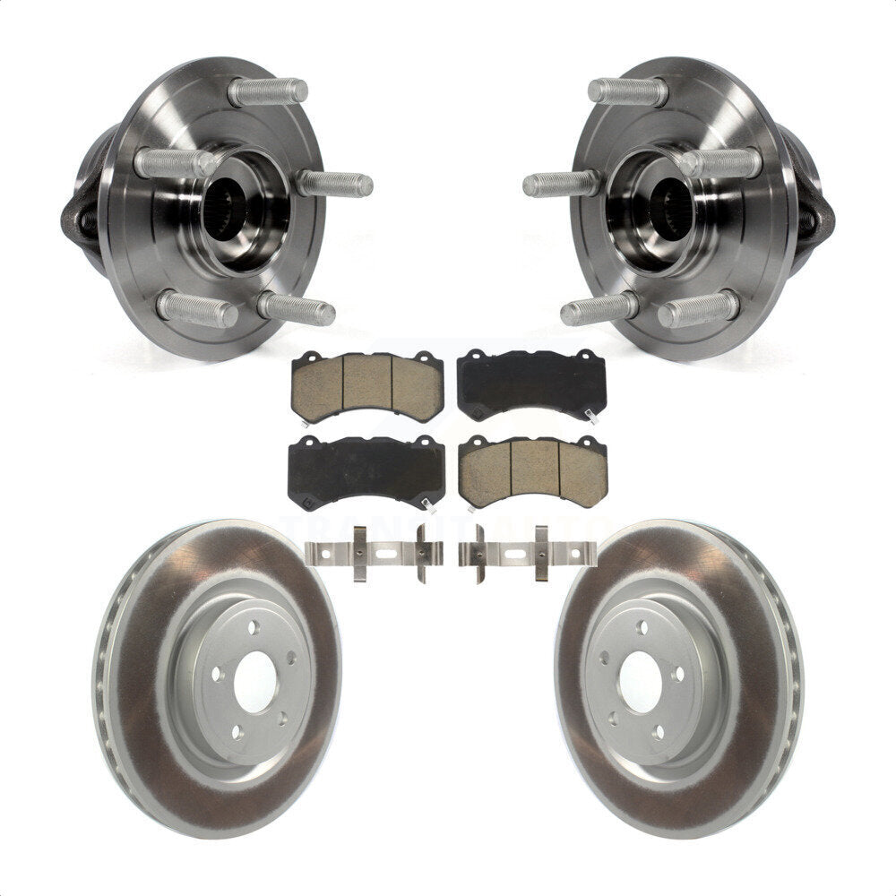 Kit de plaquettes de Rotor de frein, manteau de roulement de moyeu avant, pour Jeep Grand Cherokee Dodge Durang