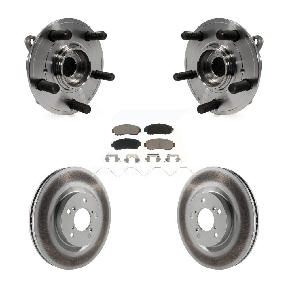 Kit de plaquettes de Rotor de frein, ensemble de roulements de moyeu avant, pour Honda Odysse 2011 – 2014