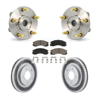 Kit de rotor et de plaquettes de frein enduits de roulement de moyeu avant pour Mitsubishi Eclipse 2000 3.0