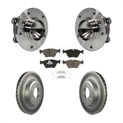 Ensemble de roulement de moyeu avant, Rotor de frein à disque revêtu et Kit de plaquettes pour BMW 330C 2006