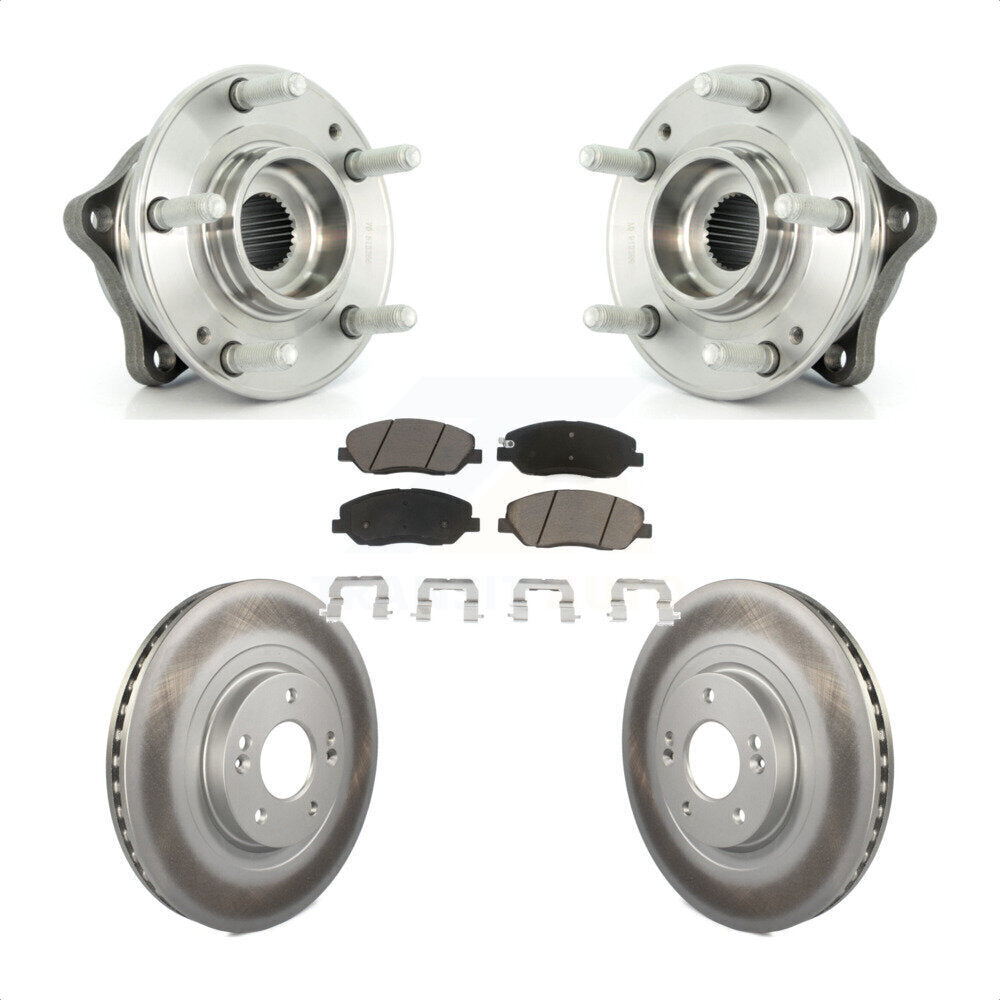 Kit de plaquettes de Rotor de frein, ensemble de roulements de moyeu avant, pour Hyundai Santa Fe XL 3.3