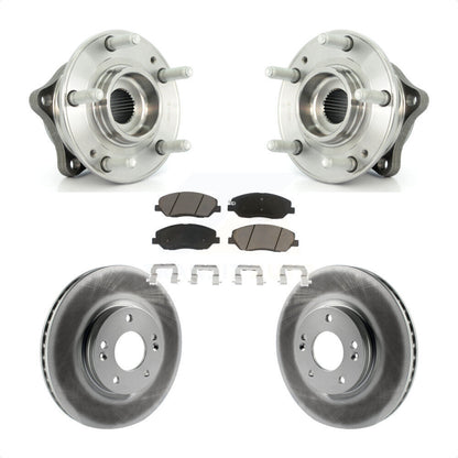 Kit de plaquettes de frein à disque revêtues de roulement de moyeu avant, pour Hyundai Santa F 2007 – 2009