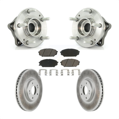 Kit de plaquettes de Rotor de frein à disque revêtu de roulement de moyeu avant, pour Hyundai Veracru 2007 – 2012