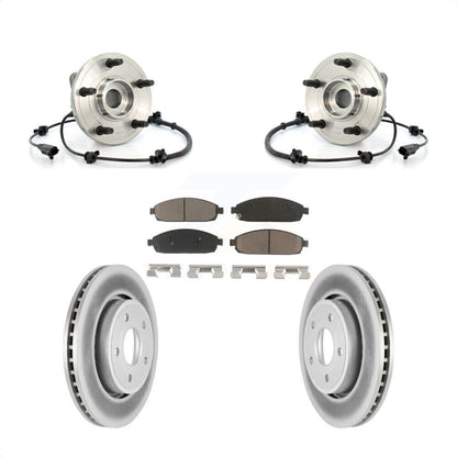 Kit de Rotor et de plaquettes de frein revêtus de roulement de moyeu avant, pour Jeep Grand Cherokee Commande
