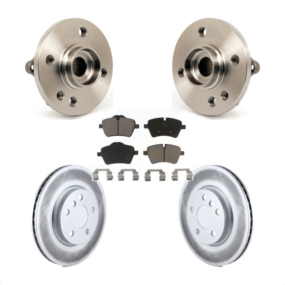 Kit de plaquettes de Rotor de frein à disque revêtu de roulement de moyeu avant, pour Mini Cooper 2014 – 2015 1.6