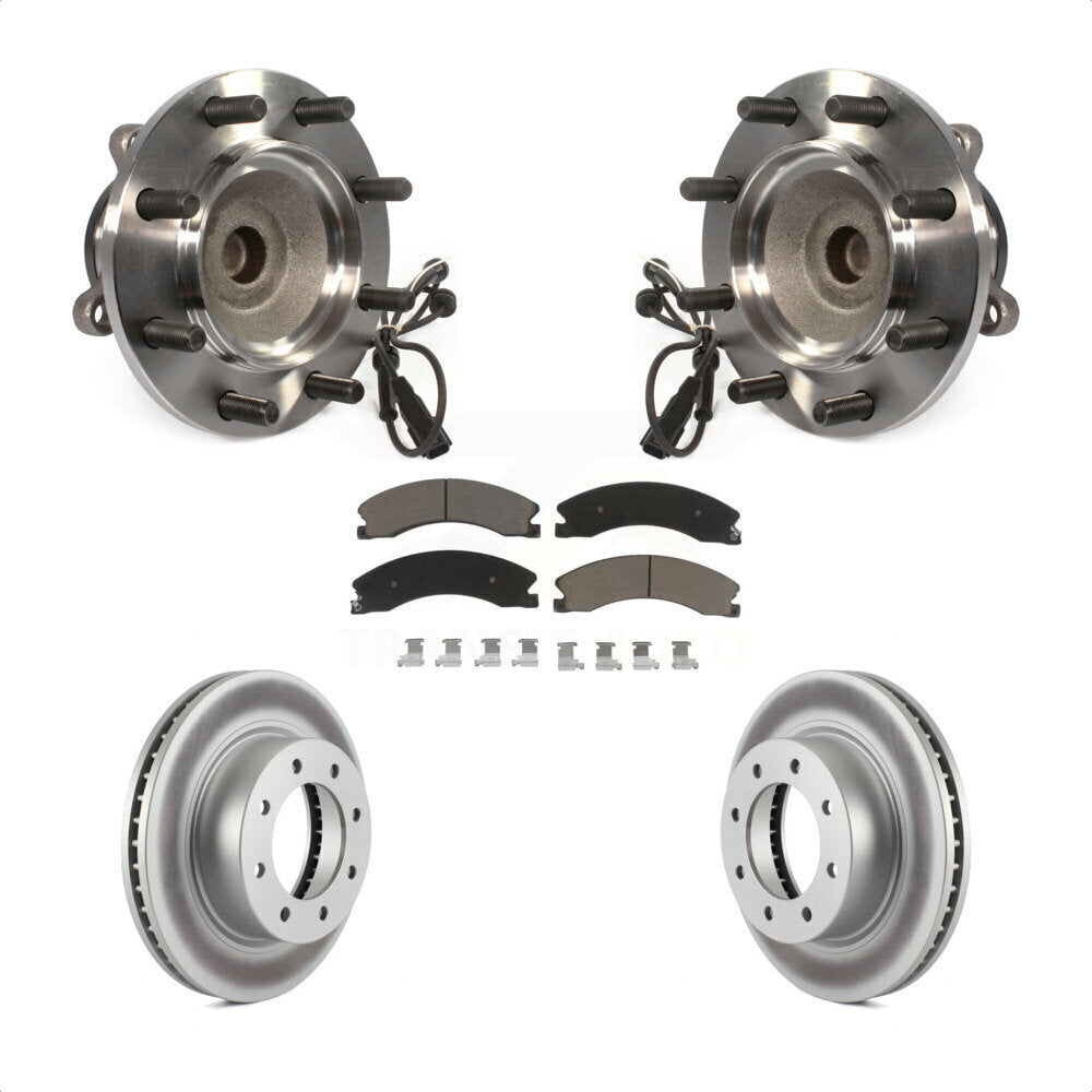 Kit de Rotor et de plaquettes de frein enduits de roulement de moyeu avant, pour Nissan NV2500 NV3500 NV150