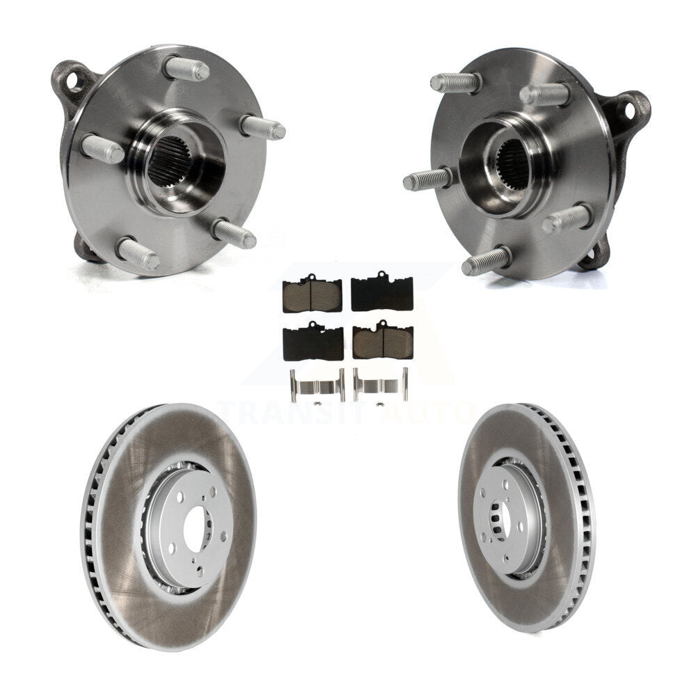 Kit de plaquettes de rotor de frein, ensemble de roulements de moyeu avant (5 pièces) pour Lexus IS300 IS35